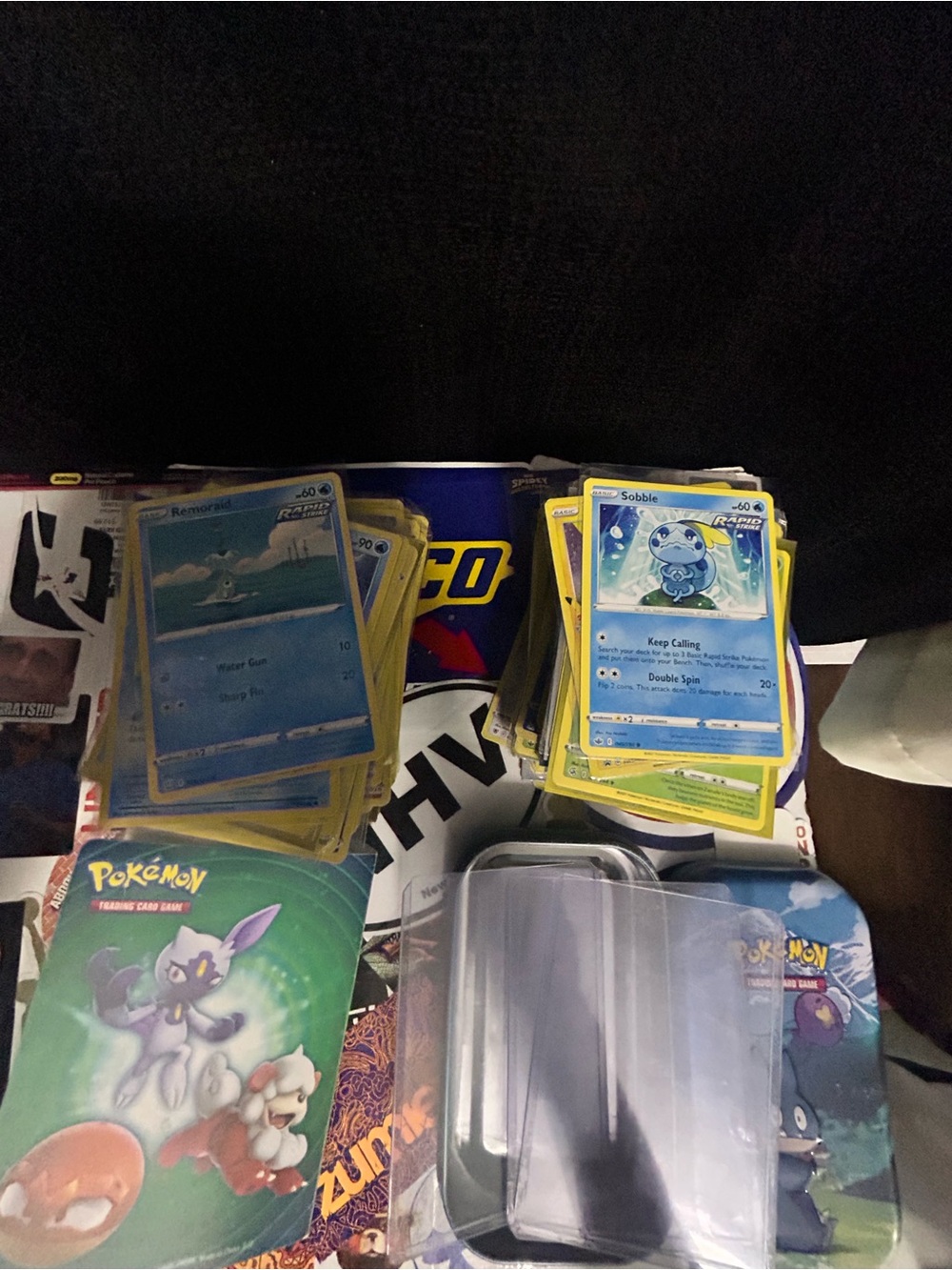 Blue Water-Type Trading Card Lot - Brand